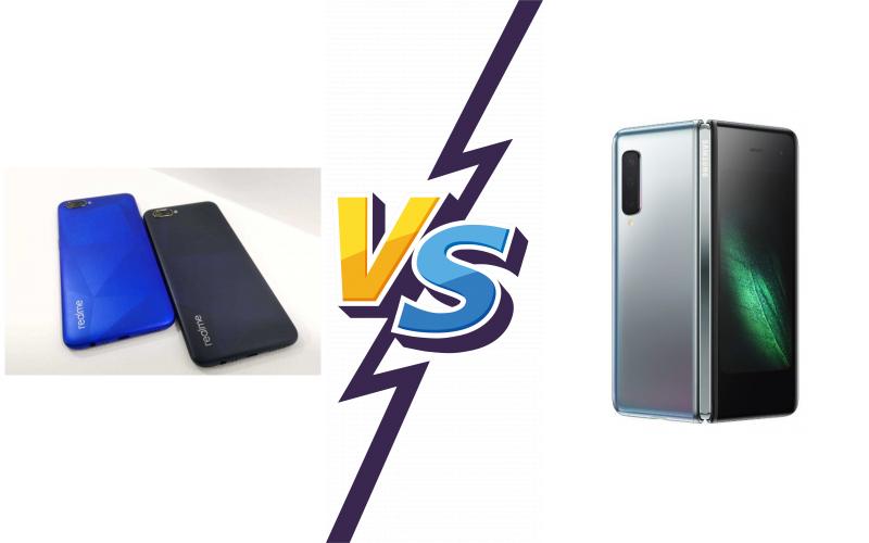 compare Realme C2 vs Samsung Galaxy Fold