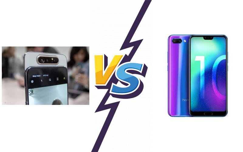 compare Samsung Galaxy A80 vs Honor 10