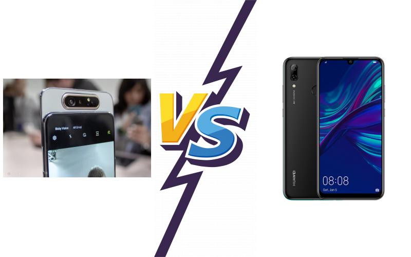 compare Samsung Galaxy A80 vs Huawei P smart 2019