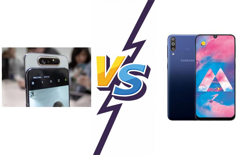 compare Samsung Galaxy A80 vs Samsung Galaxy M30