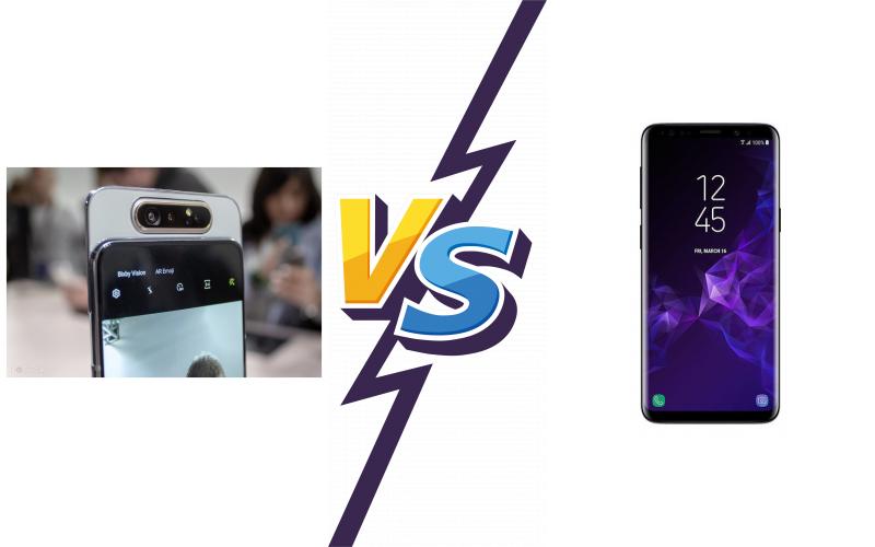 compare Samsung Galaxy A80 vs Samsung Galaxy S9+