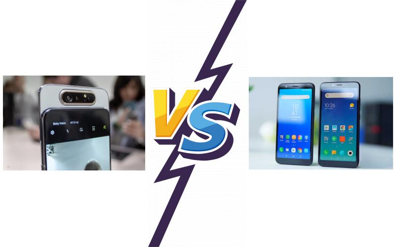 compare Samsung Galaxy A80 vs Xiaomi Redmi Go compare Samsung Galaxy A80 vs Xiaomi Redmi Go