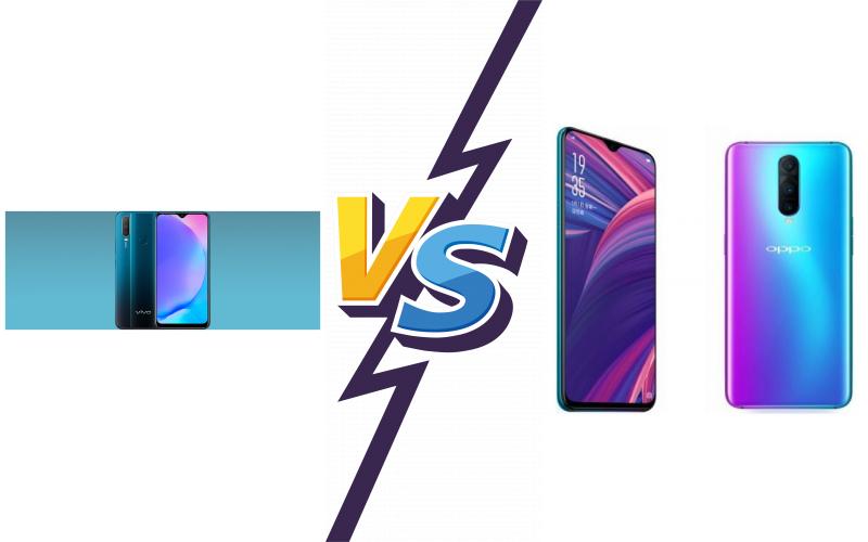 compare vivo Y17 vs Oppo F11 Pro