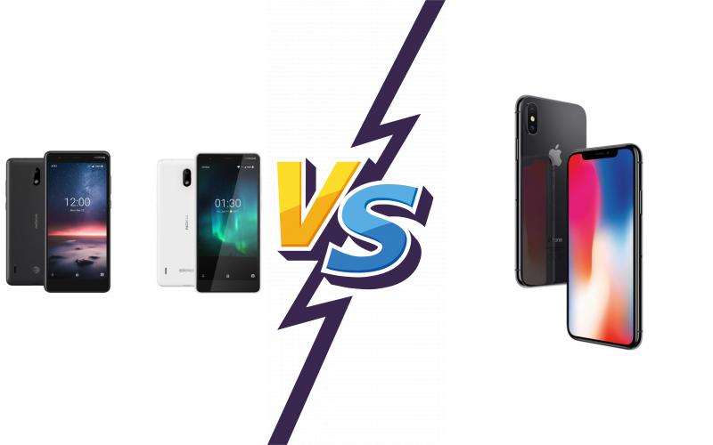compare Nokia 3.1 A vs Apple iPhone X compare Nokia 3.1 A vs Apple iPhone X