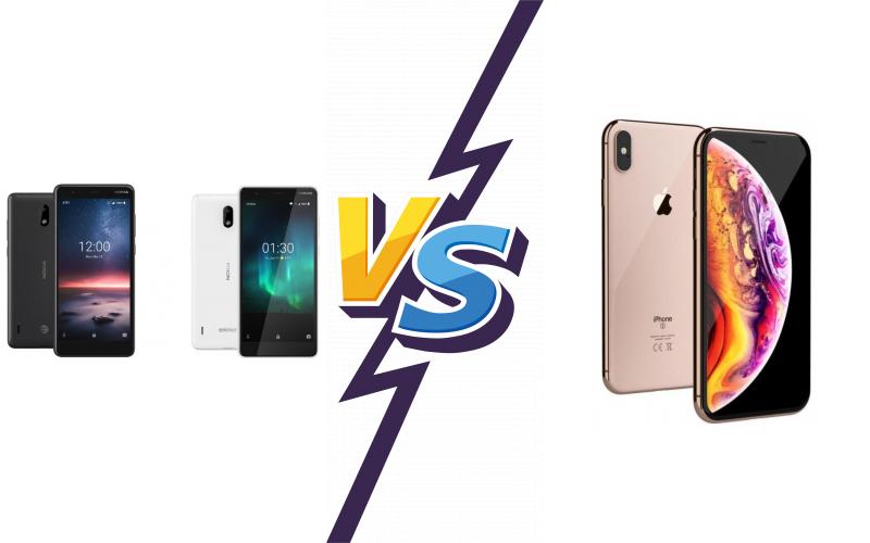 compare Nokia 3.1 A vs Apple iPhone XS compare Nokia 3.1 A vs Apple iPhone XS