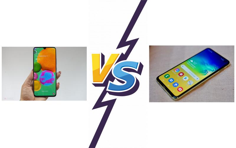 compare Samsung Galaxy A90 5G vs Samsung Galaxy S10e compare Samsung Galaxy A90 5G vs Samsung Galaxy S10e