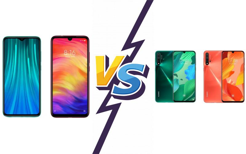 compare Xiaomi Redmi 8 vs Huawei nova 5 compare Xiaomi Redmi 8 vs Huawei nova 5