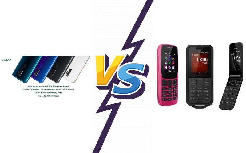 compare Oppo A9 (2020) vs Nokia 110 (2019) compare Oppo A9 (2020) vs Nokia 110 (2019)