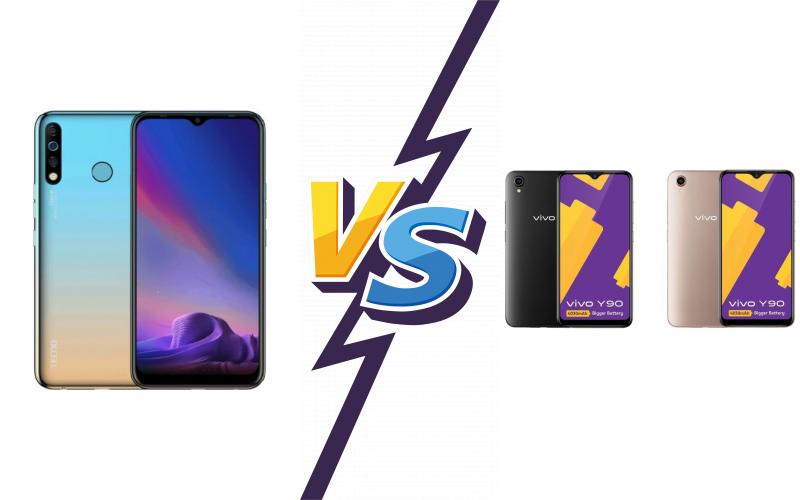 compare TECNO Camon 12 Pro vs vivo Y90 compare TECNO Camon 12 Pro vs vivo Y90