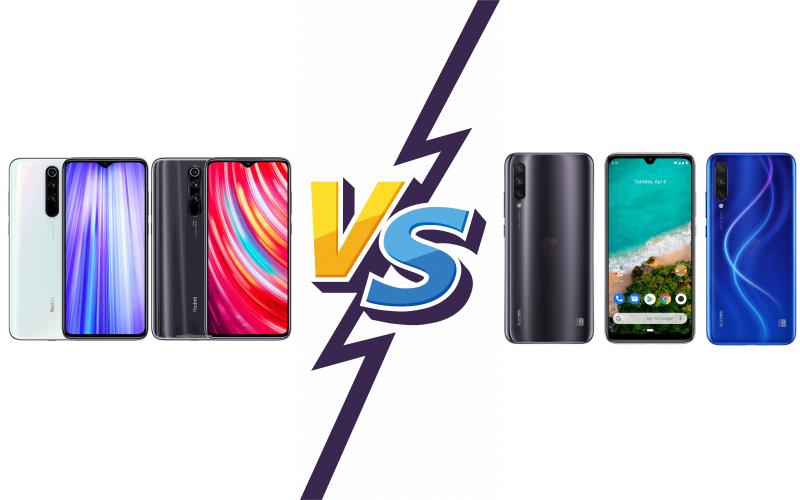 compare Xiaomi Redmi Note 8 Pro vs Xiaomi Mi A3 compare Xiaomi Redmi Note 8 Pro vs Xiaomi Mi A3