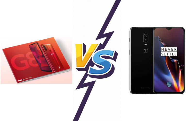 compare BLU G8 vs OnePlus 6T compare BLU G8 vs OnePlus 6T