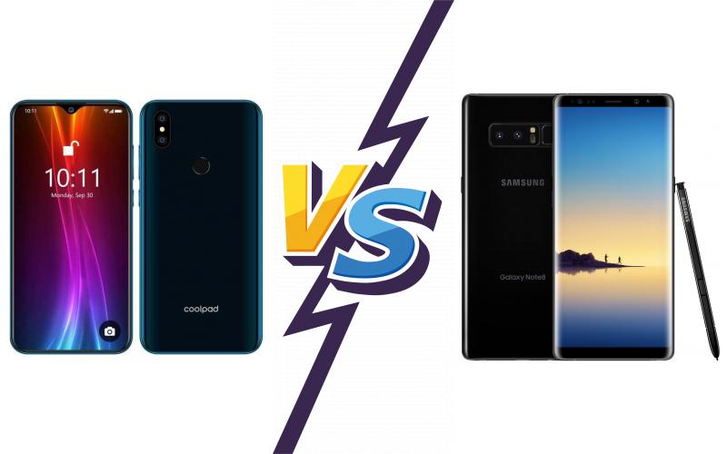 compare Coolpad Cool 5 vs Samsung Galaxy Note8 compare Coolpad Cool 5 vs Samsung Galaxy Note8