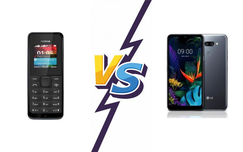 compare Nokia 105 (2019) vs LG K50 compare Nokia 105 (2019) vs LG K50