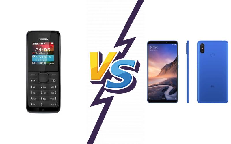 compare Nokia 105 (2019) vs Xiaomi Mi Max 4 Pro compare Nokia 105 (2019) vs Xiaomi Mi Max 4 Pro