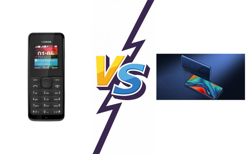 compare Nokia 105 (2019) vs Xiaomi Mi Mix 3 5G compare Nokia 105 (2019) vs Xiaomi Mi Mix 3 5G