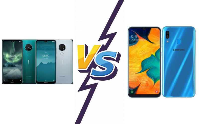 compare Nokia 6.2 vs Samsung Galaxy A30 compare Nokia 6.2 vs Samsung Galaxy A30