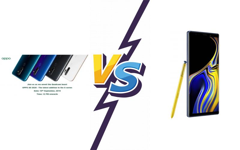 compare Oppo A9 (2020) vs Samsung Galaxy Note9 compare Oppo A9 (2020) vs Samsung Galaxy Note9