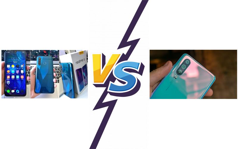 compare Realme 5 vs Huawei P30 compare Realme 5 vs Huawei P30