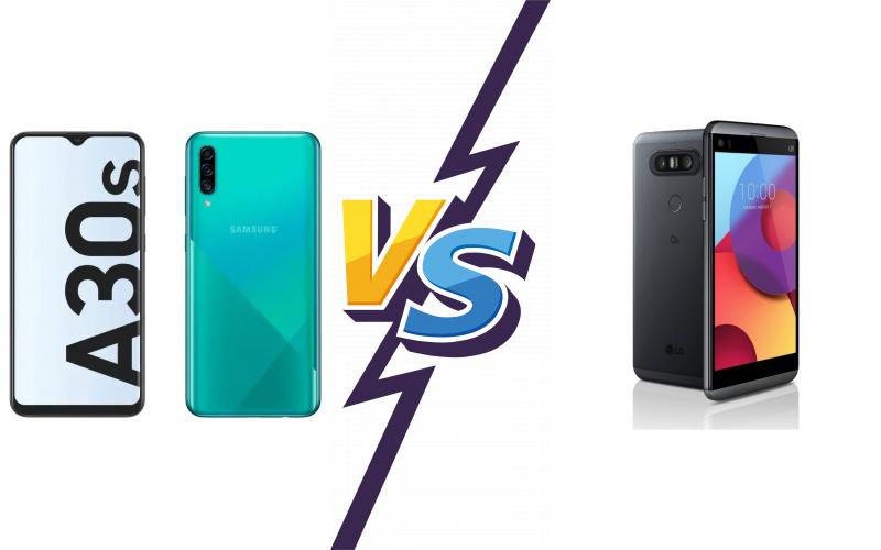 compare Samsung Galaxy A30s vs LG Q8 compare Samsung Galaxy A30s vs LG Q8