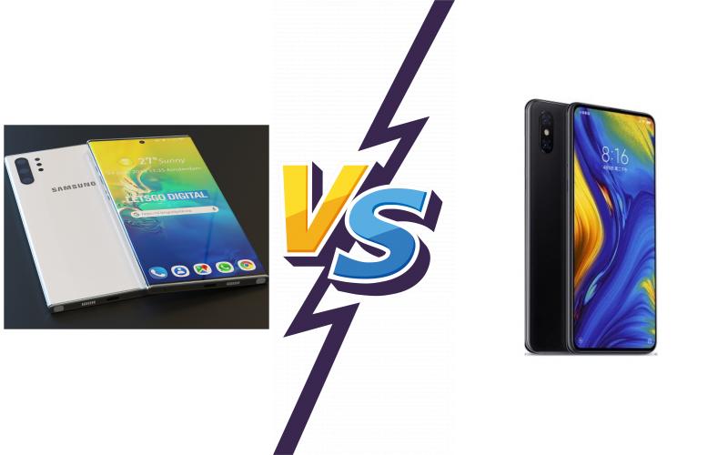 compare Samsung Galaxy Note10 Pro vs Xiaomi Mi Mix 3 compare Samsung Galaxy Note10 Pro vs Xiaomi Mi Mix 3