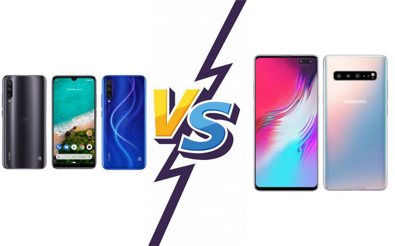 compare Xiaomi Mi A3 vs Samsung Galaxy S10 5G compare Xiaomi Mi A3 vs Samsung Galaxy S10 5G