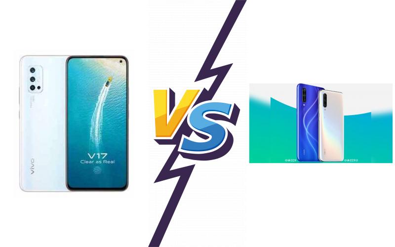 compare vivo V17 vs Xiaomi Mi CC9 compare vivo V17 vs Xiaomi Mi CC9