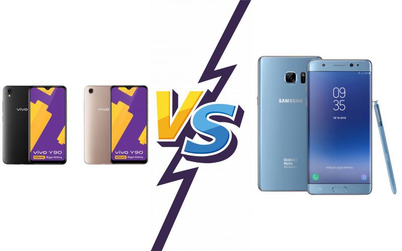 compare vivo Y90 vs Samsung Galaxy Note FE compare vivo Y90 vs Samsung Galaxy Note FE