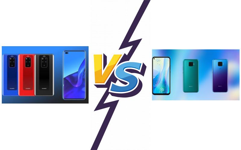 compare Huawei Mate 30 Pro 5G vs Huawei nova 5i Pro compare Huawei Mate 30 Pro 5G vs Huawei nova 5i Pro