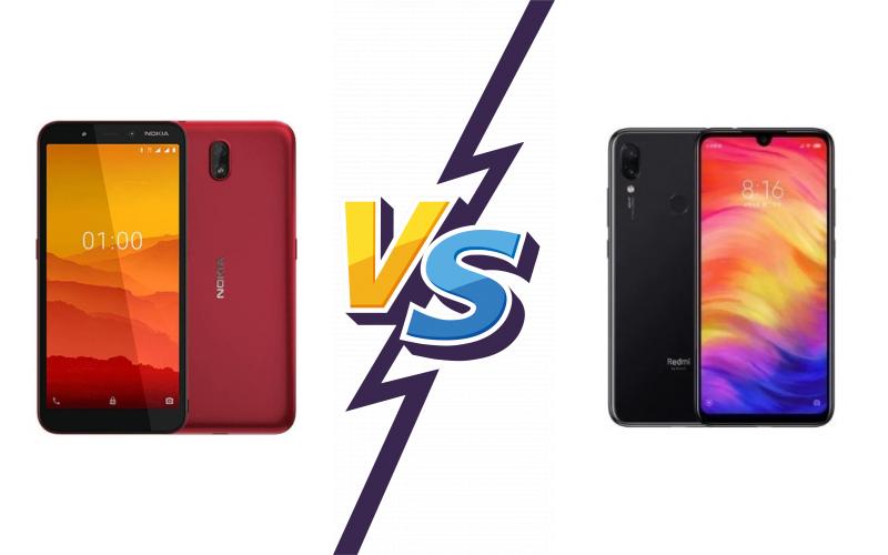 compare Nokia C1 vs Xiaomi Redmi Note 7 compare Nokia C1 vs Xiaomi Redmi Note 7