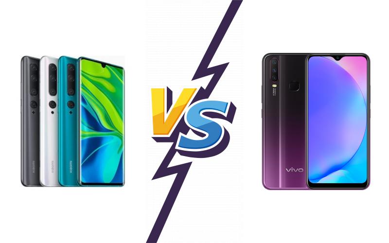compare Xiaomi Mi Note 10 vs vivo Y12 compare Xiaomi Mi Note 10 vs vivo Y12