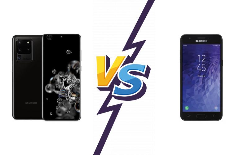 compare Samsung Galaxy S20 Ultra vs Samsung Galaxy J3 Achieve compare Samsung Galaxy S20 Ultra vs Samsung Galaxy J3 Achieve