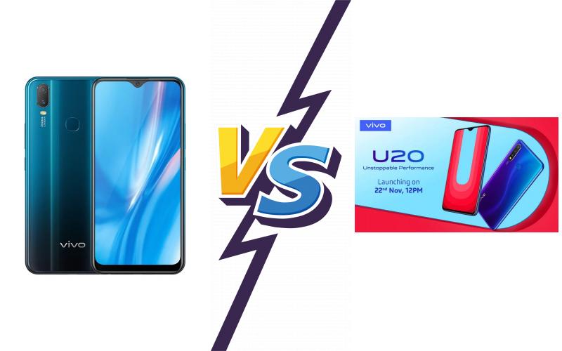 compare vivo Y11 (2019) vs vivo U20 compare vivo Y11 (2019) vs vivo U20