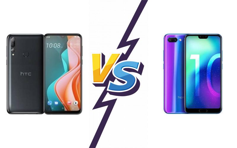 compare HTC Desire 19s vs Honor 10 compare HTC Desire 19s vs Honor 10