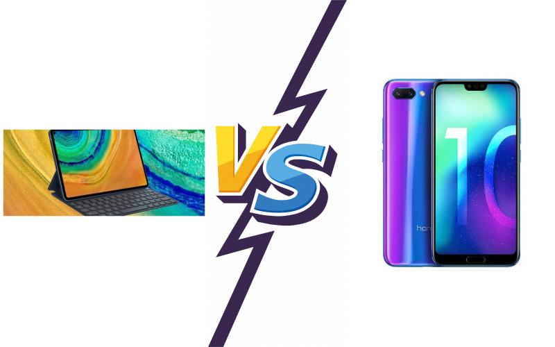 compare Huawei MatePad Pro vs Honor 10 compare Huawei MatePad Pro vs Honor 10