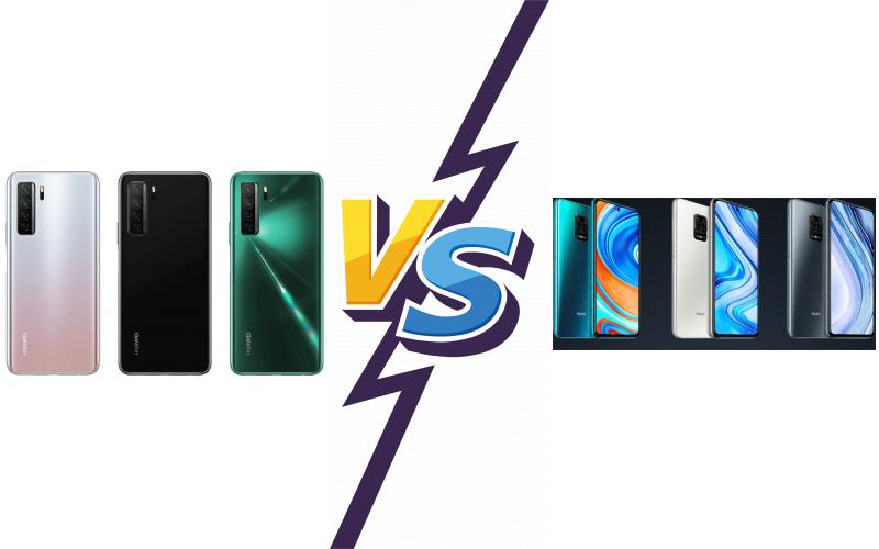 compare Huawei P40 lite 5G vs Xiaomi Redmi Note 9 compare Huawei P40 lite 5G vs Xiaomi Redmi Note 9