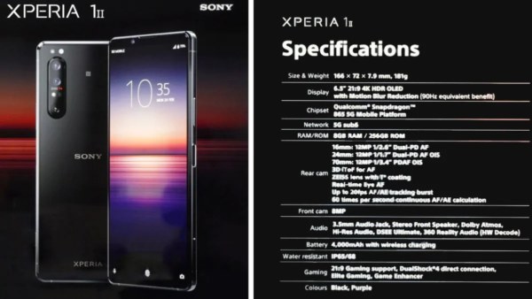 Sony Xperia 1 II