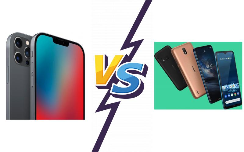 compare Apple iPhone 12 Pro Max vs Nokia 8.3 5G compare Apple iPhone 12 Pro Max vs Nokia 8.3 5G